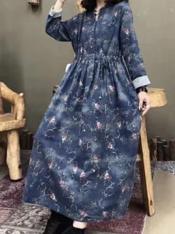 Women's Casual Dress Cotton Linen Dress Swing Dress Maxi Long Dress Linen Cotton Blend Daily Casual Outdoor Daily Vacation Split Neck Button Print Long Sleeve Spring Fall Winter 2023 Loose Fit Wine 8 Women's Casual Dress Cotton Linen Dress Swing Dress Maxi Long Dress Linen Cotton Blend Daily Casual Outdoor Daily Vacation Split Neck Button Print Long Sleeve Spring Fall Winter 2023 Loose Fit Wine -Party Prom Dresses Sales Store zgcilq1695284229183