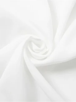 Women's Work Dress Satin Dress White Dress Fashion Midi Dress Lace Up V Neck Long Sleeve Plain Loose Fit White Fall Winter S M L XL XXL -Party Prom Dresses Sales Store zgsybn1693374225791