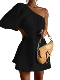 Women's Casual Dress Cotton Linen Dress White Dress Mini Dress Linen / Cotton Blend Basic Classic Outdoor Daily Vacation One Shoulder Basic Long Sleeve Summer Spring Fall 2023 Regular Fit Black White 9 Women's Casual Dress Cotton Linen Dress White Dress Mini Dress Linen / Cotton Blend Basic Classic Outdoor Daily Vacation One Shoulder Basic Long Sleeve Summer Spring Fall 2023 Regular Fit Black White -Party Prom Dresses Sales Store zjmhnj1689758449079