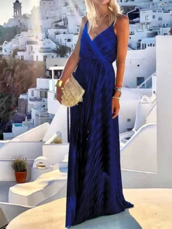 Women's Long Dress Maxi Dress Party Dress Casual Dress Swing Dress Plain Fashion Casual Outdoor Daily Holiday Ruched Sleeveless Strap Dress Loose Fit Dark Green Purple Dark Blue Spring S M L XL 15 Women's Long Dress Maxi Dress Party Dress Casual Dress Swing Dress Plain Fashion Casual Outdoor Daily Holiday Ruched Sleeveless Strap Dress Loose Fit Dark Green Purple Dark Blue Spring S M L XL -Party Prom Dresses Sales Store zmegkj1678435808316