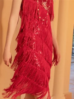 Women‘s Retro 1920s Fringe Dress Black Dress Midi Dress Party Cocktail Party Sequins Tassel Fringe Plain Spaghetti Strap Sleeveless Regular Fit Summer Spring 2023 Red XS S M L 26 Women‘s Retro 1920s Fringe Dress Black Dress Midi Dress Party Cocktail Party Sequins Tassel Fringe Plain Spaghetti Strap Sleeveless Regular Fit Summer Spring 2023 Red XS S M L -Party Prom Dresses Sales Store zrvsbz1677150201494